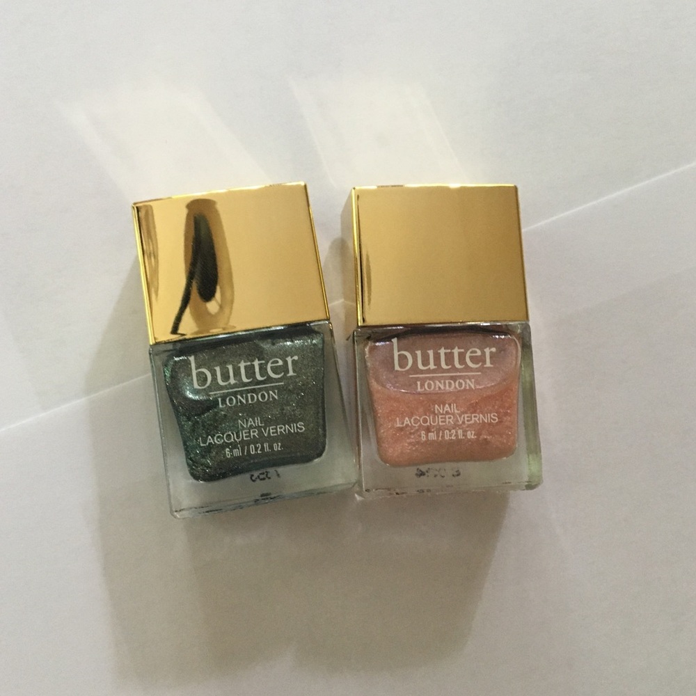 Set of Butter London Nail Polishes - Sparkly!
